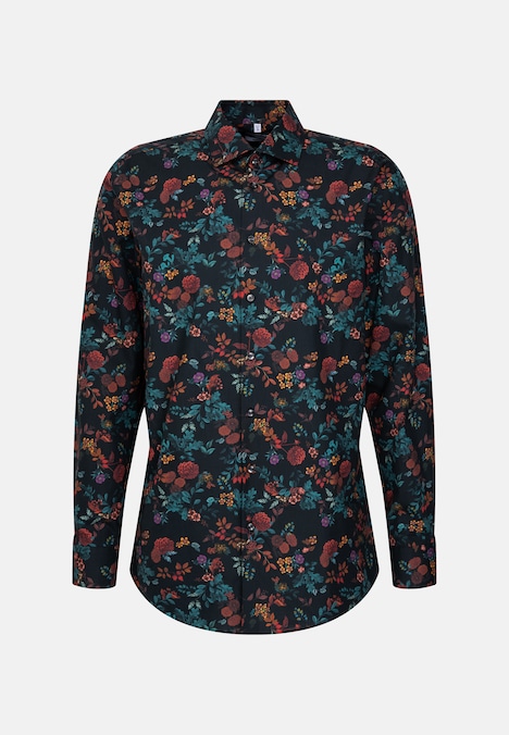 Herren Business Hemd - Geblümt