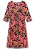 Blusenkleid 3/4-Arm Blumen