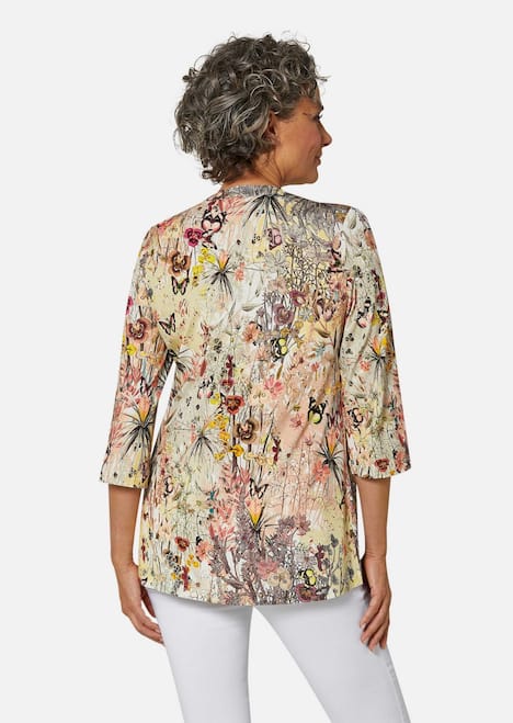 Printshirt mit floralem Muster