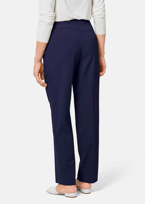 GOLDNER Broek Broek met riemlusjes van onderhoudsvriendelijk materiaal