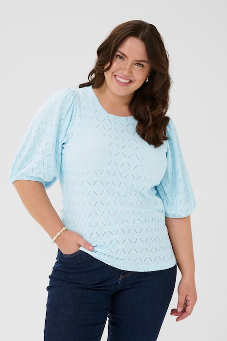 Kurzarm-Bluse Regular fit