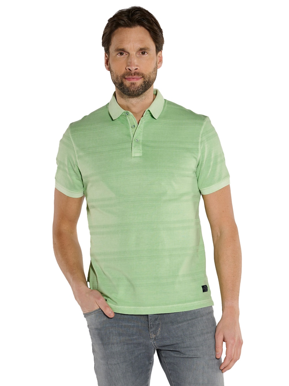 Polo-Shirt strukturiert