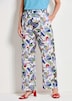 Schlupfhose mit floralem Print