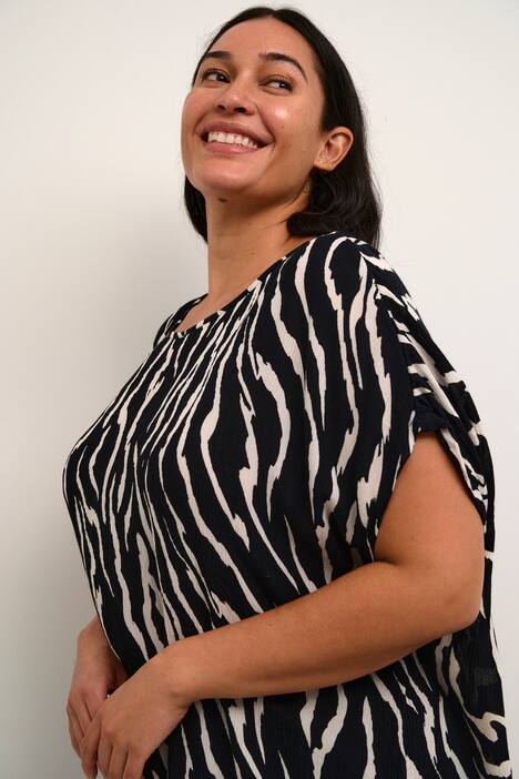 Kurzarm-Bluse Loose fit