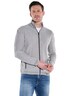 Herren Cardigan , Grau