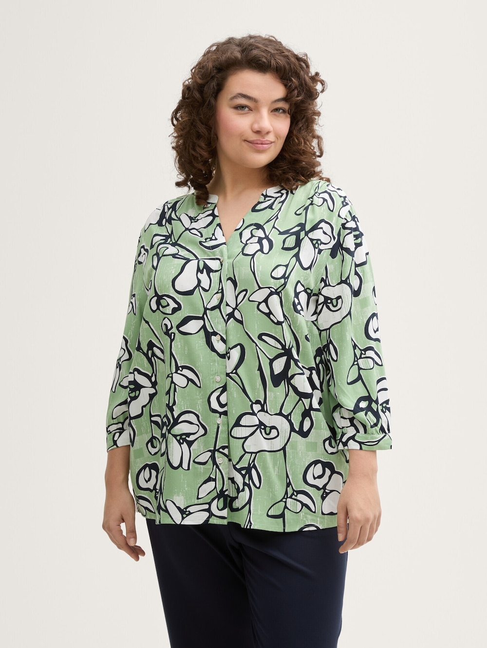 Bluse mit Muster