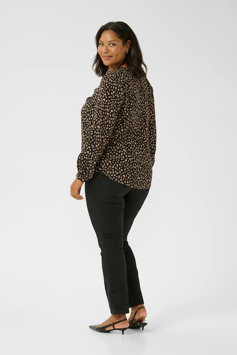 Blouse met lange mouwen Regular fit