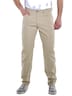 Herren 5-Pocket-Hose regular , Beige