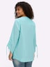3/4-Arm-Bluse 3/4-Arm Ohne Kragen