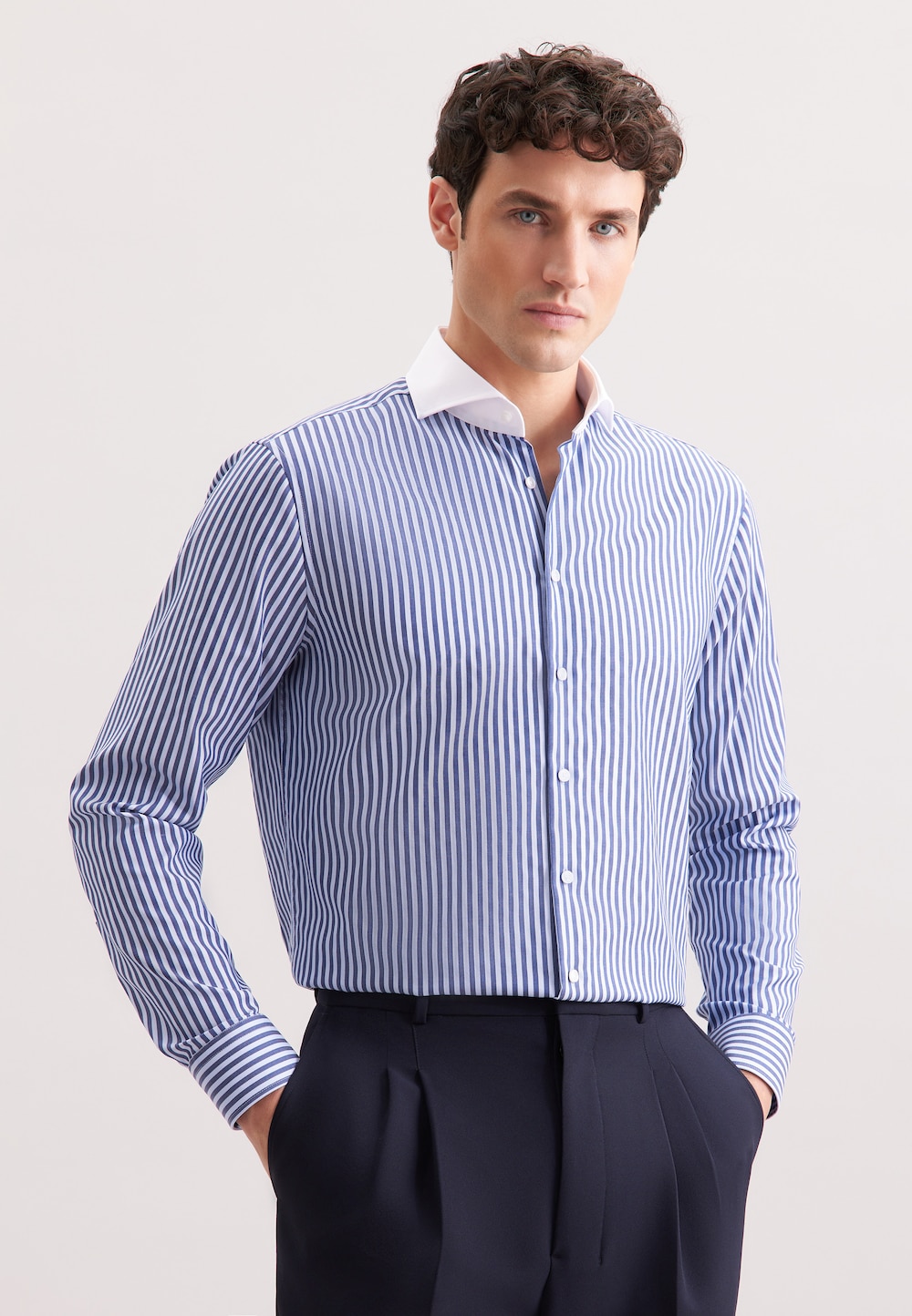 Herren Business Hemd - Gestreift