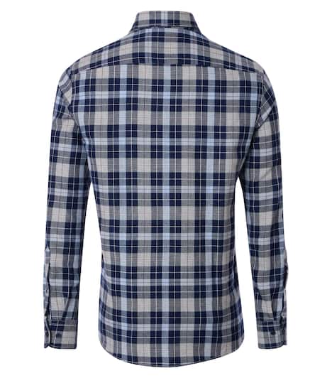 Flanellhemd kariert Casual Fit