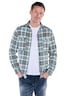Herren Overshirt kariert , Khaki