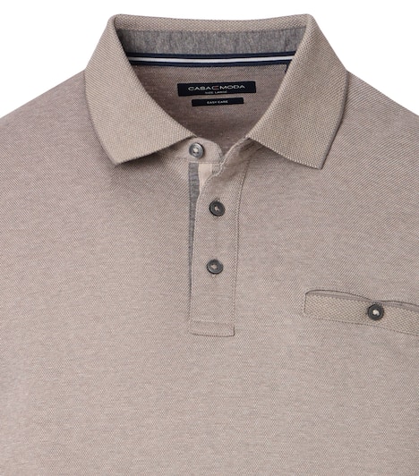 Polo-Shirt Langarm gestreift