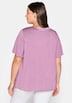 T-Shirt Kurzarm Uni Ohne Kragen