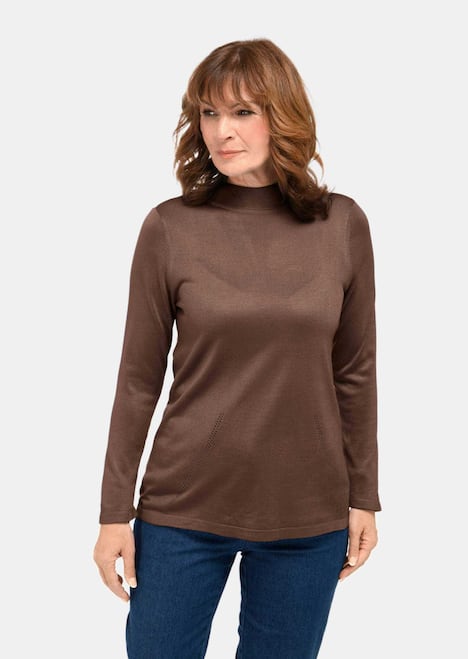 GOLDNER Pullover met opstaande kraag Pullover met opstaande kraag