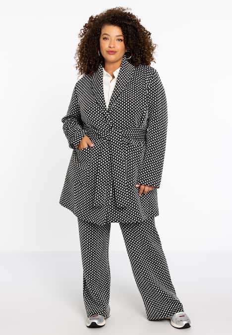 Jacke mit Schalkragen