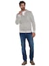 engbers Herren Sweatjacke mit Kapuze , Silbergrau