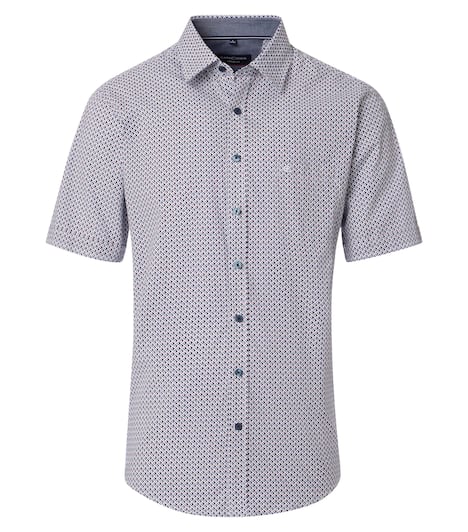 Freizeithemd Kurzarm Print Casual Fit