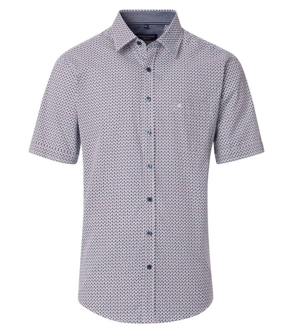 Freizeithemd Kurzarm Print Casual Fit