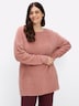 Langarm-Pullover Feinstrickpullover mit U-Boot-Ausschnitt Langarm
