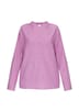 Bluse mit Stehkragen und Knopfleiste