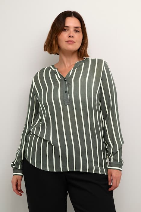 Langarm-Bluse Regular fit