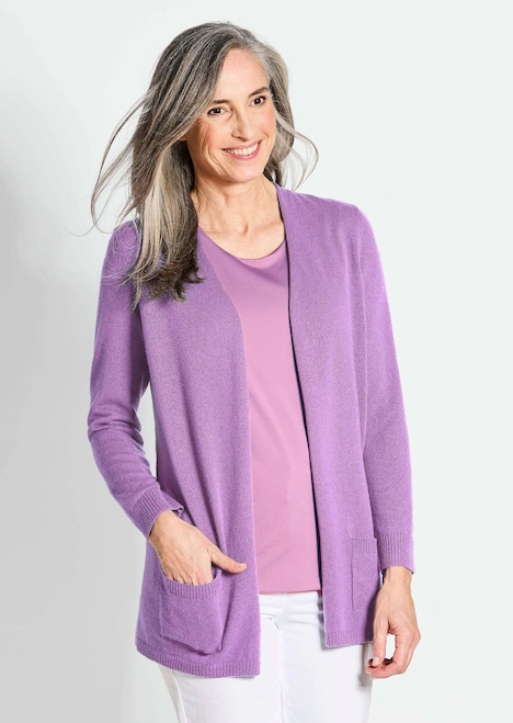 Kuschelweiche Kaschmir-Strickjacke