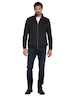 engbers Herren Strickjacke strukturiert , Anthrazit