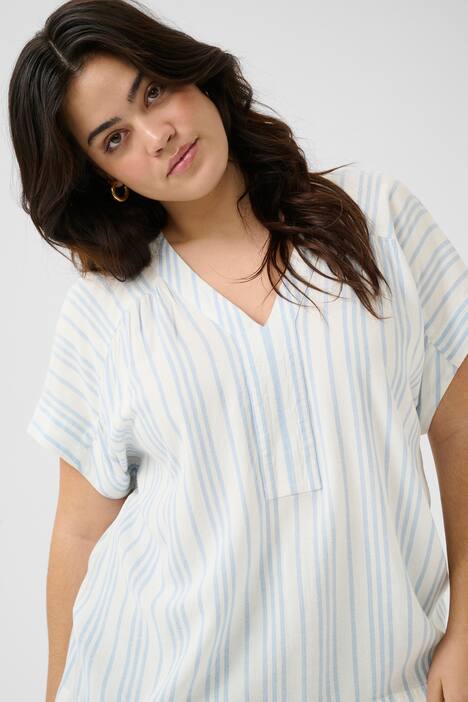 Kurzarm-Bluse Loose fit