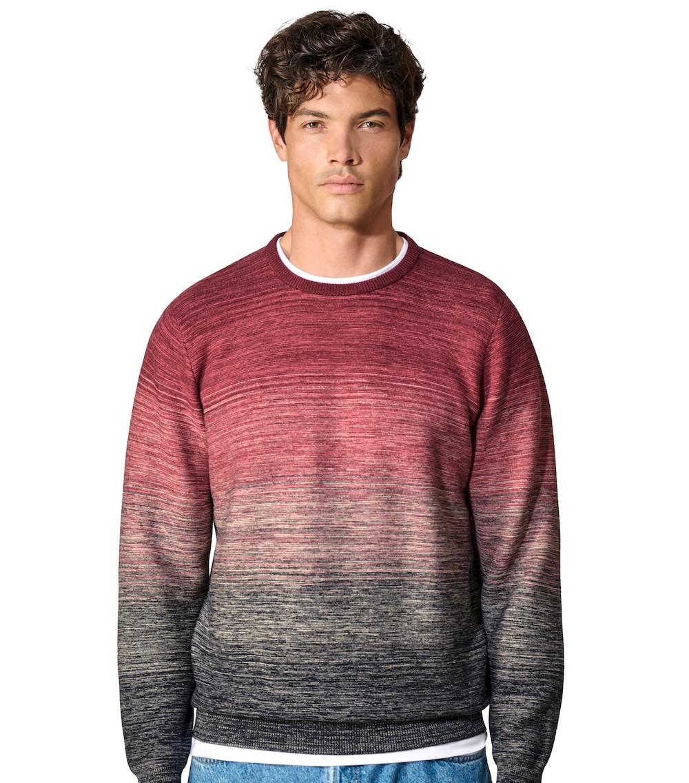 Pullover gestreift