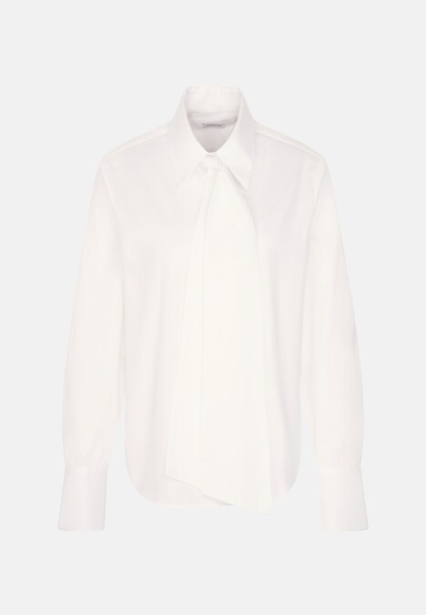 Damen Schluppenbluse - Uni