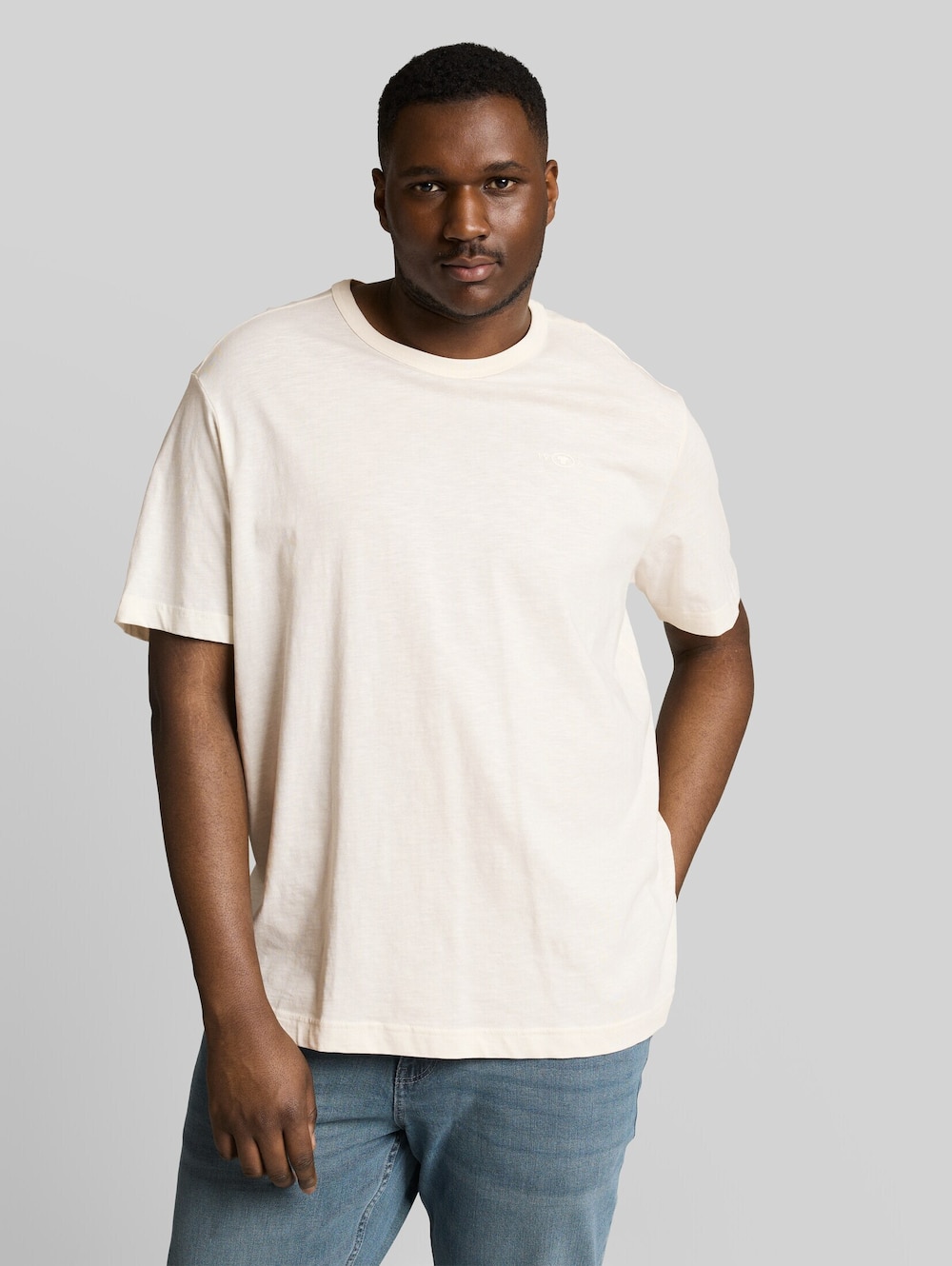 Basic T-Shirt aus Baumwolle
