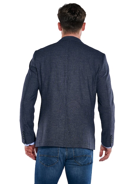 engbers Herren Anzug-Sakko strukturiert , Saphirblau