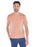 Herren Rundhals T-Shirt mit Brusttasche , Orange