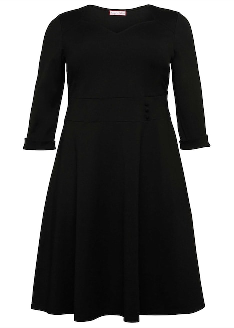 Cocktailkleid 3/4-Arm Uni