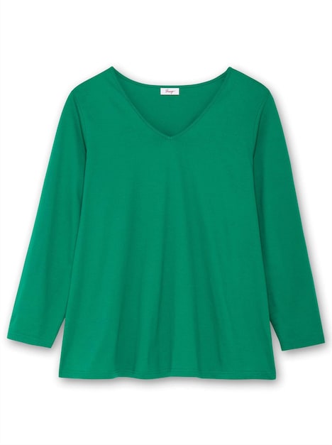 Langarmshirt Langarm Uni