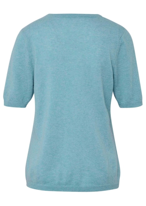 GOLDNER Pullover van kasjmier met ronde hals Pullover van kasjmier met korte mouwen en ronde hals