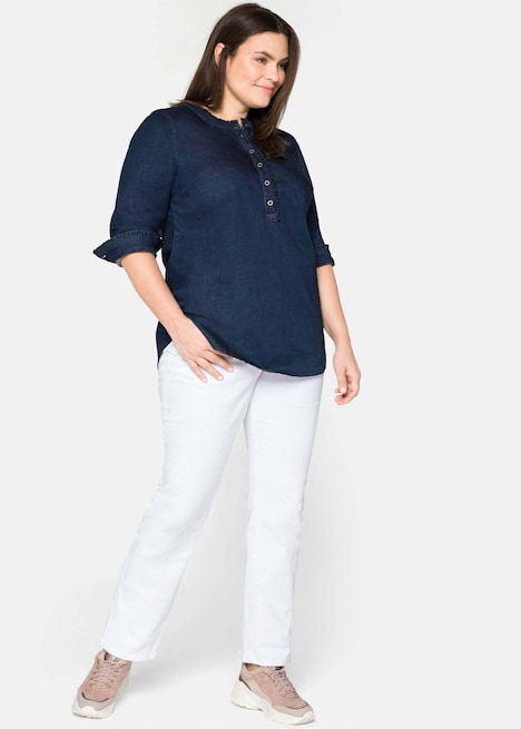 Stretch-Jeans Uni