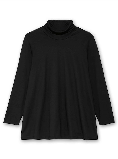Rollkragenshirt Langarm Uni Rollkragen