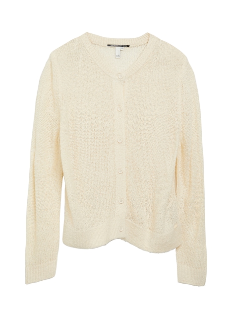 Strickjacke in Bouclé Optik