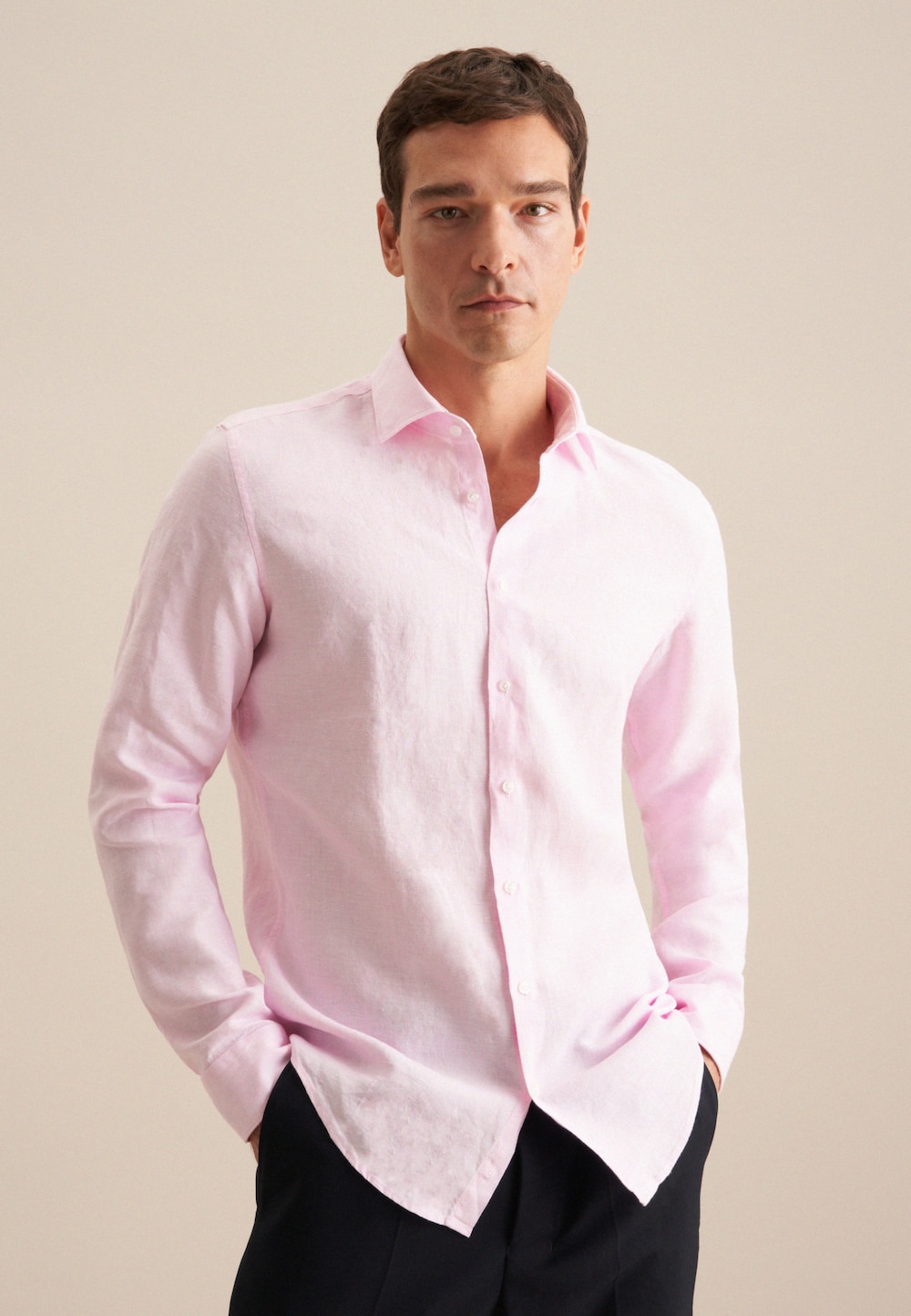 Herren Business Hemd - Uni