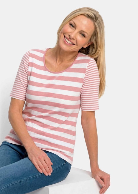 Streifenshirt aus softer Baumwollmischung