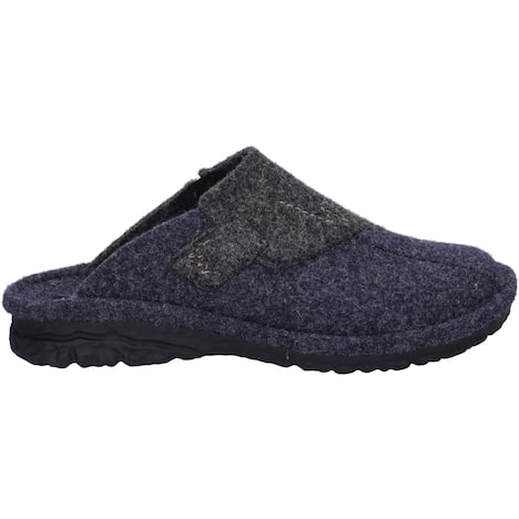 Herren Hausschuh Toulouse 05, dunkelblau-kombi
