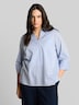 Loose Fit Bluse mit Stickerei
