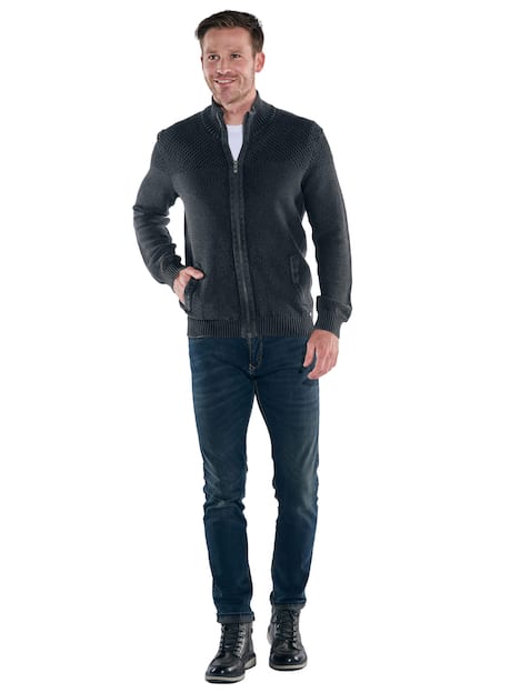 engbers Herren Cardigan , Schwarz
