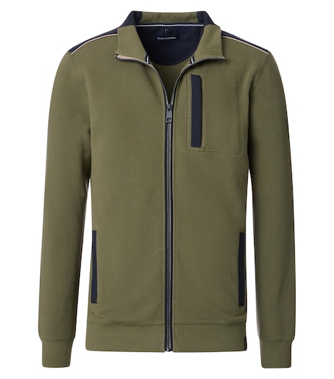 Sweatjacke uni