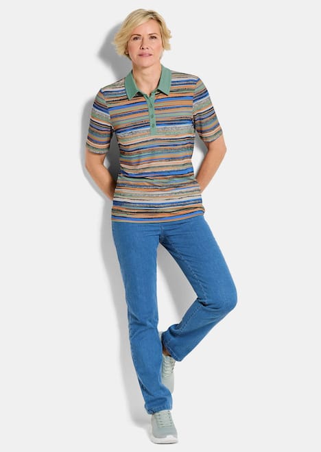 Jerseyshirt mit Ethno-Design