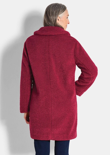 Kuscheliger Teddymantel, Reverskragen