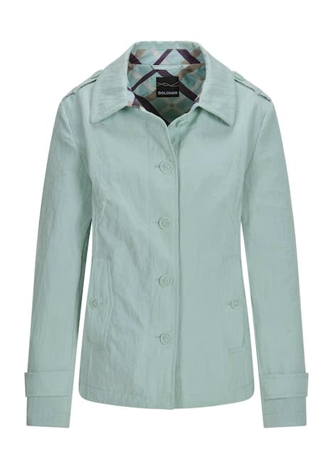 Übergangsjacke mit Crash-Optik