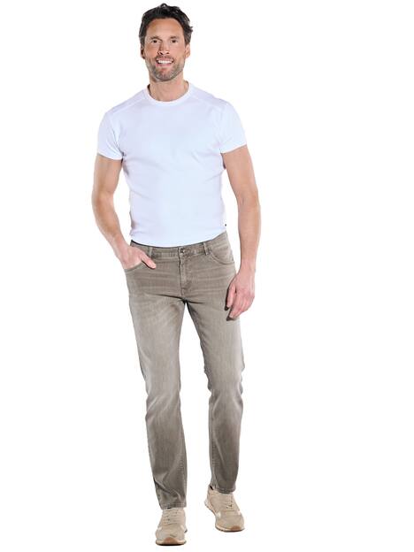engbers Herren Super-Stretch-Jeans regular , Hellbraun